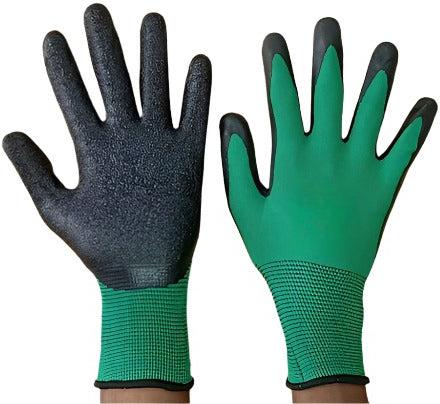 Ralston CanSafe - Black Medium PU Green Hem Coated Polyester Knit Gloves, 12pr/pkg - TSZGPPUMDBKBK