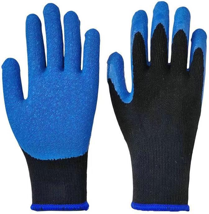 Ralston CanSafe - Black X-Large PU Blue Hem Coated Polyester Knit Gloves, 12 Pairs/Pkg - TSZGPPUXLBKBK