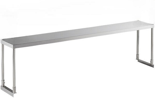 Randell - 12" Stainless Steel Single Tier Overshelves - HFDST78 (Special Order 4-6 Weeks)