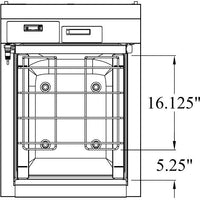 Randell - 24" Stainless Steel Refrigerated Cheeser Station With Weigh Scale And Move-able Grate - RCS-24-WS (Special Order 4-6 Weeks)