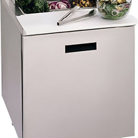 Randell - 27" Stainless Steel Single Door Sandwich/Salad Prep Table With 6 Pans - 9401-290 (Special Order 4-6 Weeks)