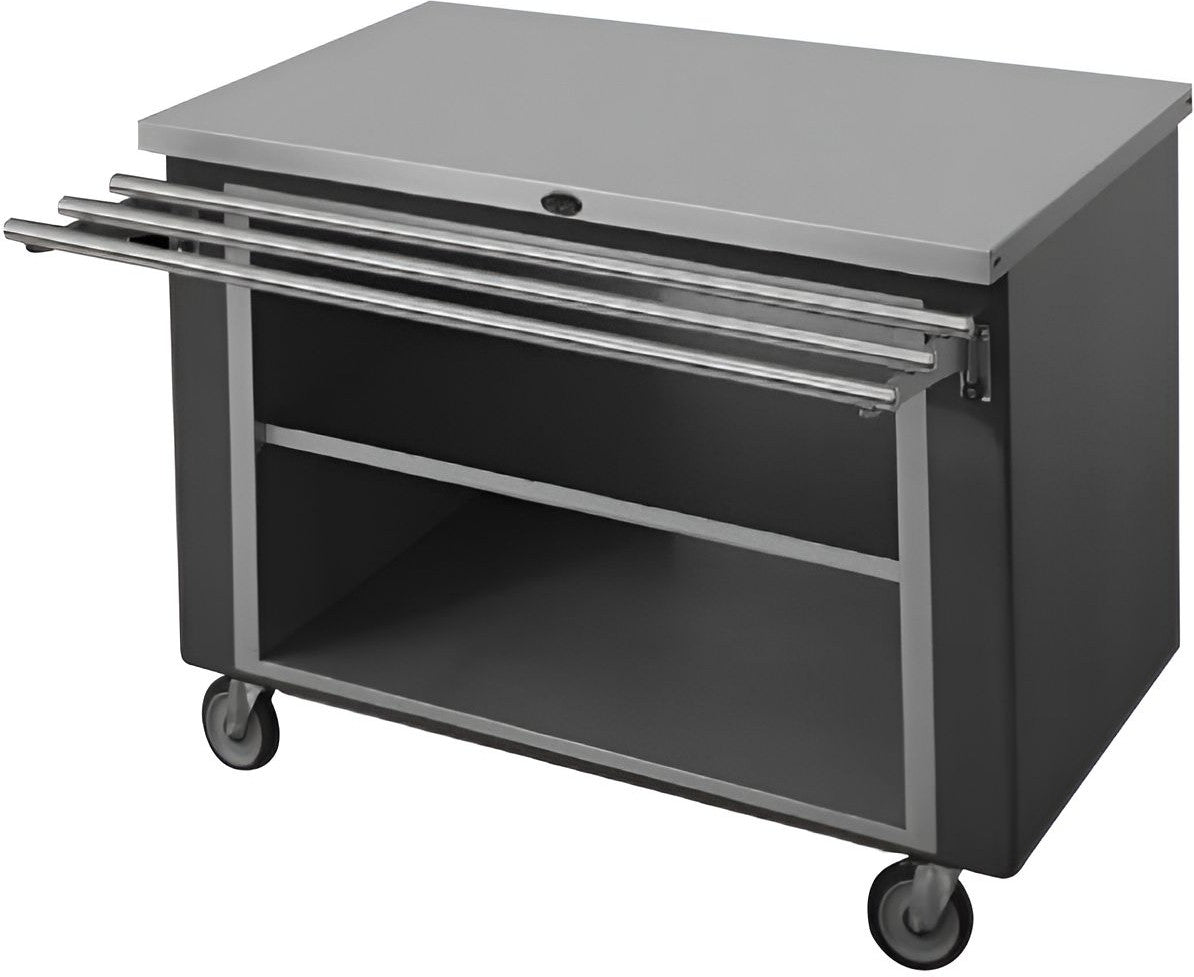 Randell - 48" Fibreglass Utility Serving Counter With Open Base - RANFG ST-4S (Special Order 4-6 Weeks)