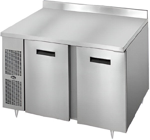 Randell - 48" Stainless Steel 2-Section Worktop Refrigerator With Two Doors - 9215-513 (Special Order 4-6 Weeks)