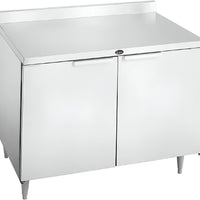 Randell - 48" Stainless Steel 2-Section Worktop Refrigerator With Two Doors - 9302F-290 (Special Order 4-6 Weeks)