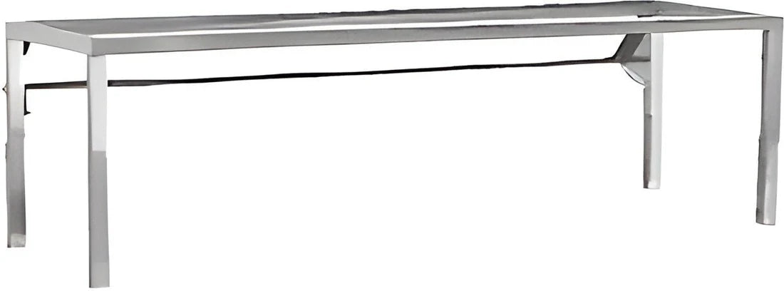 Randell - 48" Stainless Steel Deck Mounted Single-Tier Overshelves For Prep Stations/Flat Top - SMDST48 (Special Order 4-6 Weeks)
