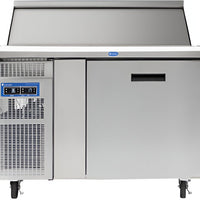 Randell - 48" Stainless Steel Single Door Mega Top Sandwich Prep Table - 9148W-290 (Special Order 4-6 Weeks)