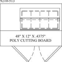 Randell - 48" Stainless Steel Two Door Sandwich/Salad Unit Refrigerated Counter - 9210-513 (Special Order 4-6 Weeks)
