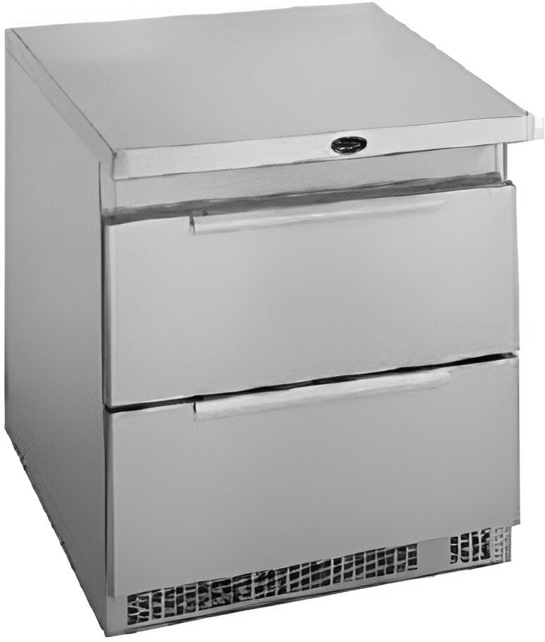 Randell - 48" Stainless Steel Two-Section Undercounter Refrigerator With Two Drawers - 9301-290 (Special Order 4-6 Weeks)