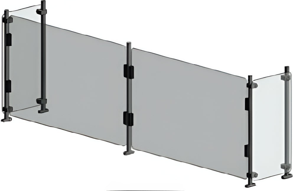 Randell - 60" High Vertical Front Partition - RS-VFP-60 (Special Order 4-6 Weeks)