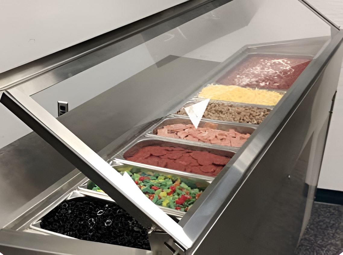 Randell - 60" See-Thru Cover For Prep Stations/Raised Rail - PTCVRHST60 (Special Order 4-6 Weeks)