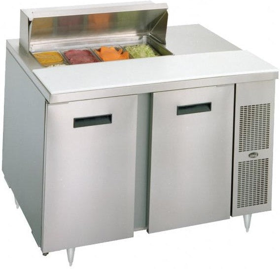 Randell - 60" Stainless Steel Two Door Sandwich/Salad Unit Refrigerated Counter - 9200-513 (Special Order 4-6 Weeks)