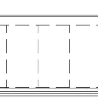 Randell - 67" Refrigerated Countertop Pan Rail With Hinged Cover - CR9067-290 (Special Order 4-6 Weeks)