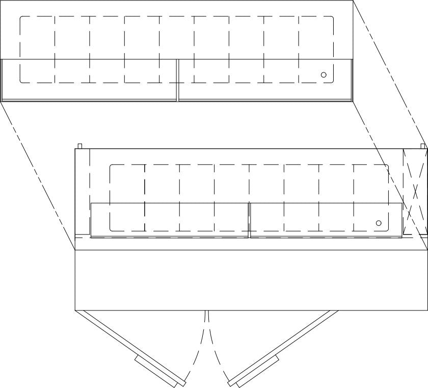 Randell - 72" Stainless Steel Two Doors Refrigerated Pizza Prep Table With Catch Pans - 8272D-290CP (Special Order 4-6 Weeks)