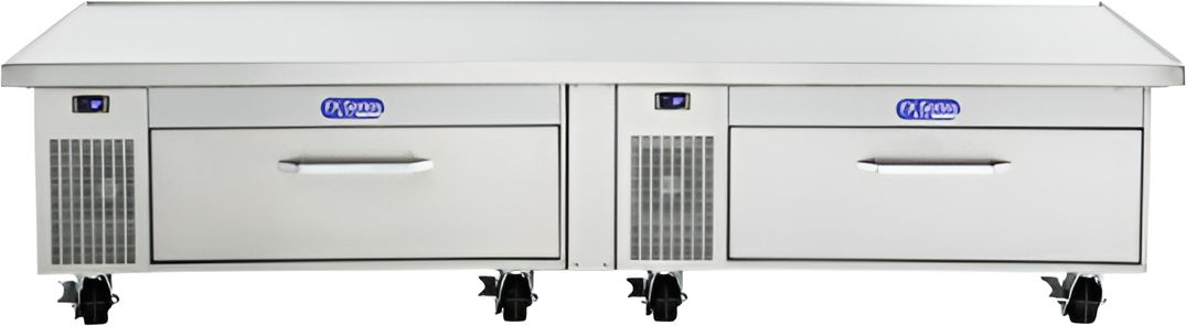 Randell - 76.1" Stainless Steel Flexible Refrigerator/Freezer Chef Base With 2 Drawer -FX-2CSRE-290 (Special Order 4-6 Weeks)
