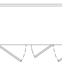 Randell - 84" Stainless Steel 2-Section Worktop Refrigerator With Three Doors - 9225-513 (Special Order 4-6 Weeks)