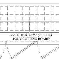 Randell - 95" Stainless Steel 3 Door Refrigerated Pizza Prep Table With Cold Wall Pan Rail - 8395W-290 (Special Order 4-6 Weeks)