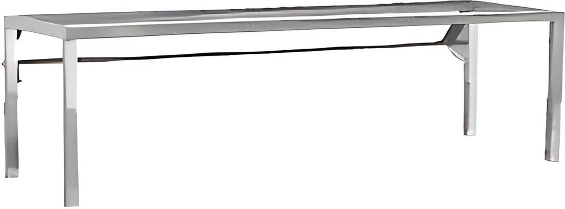 Randell - 95" Stainless Steel Cantilever Mounted Single-Tier Overshelf For Prep Stations/Raised Rail - PTCST95 (Special Order 4-6 Weeks)