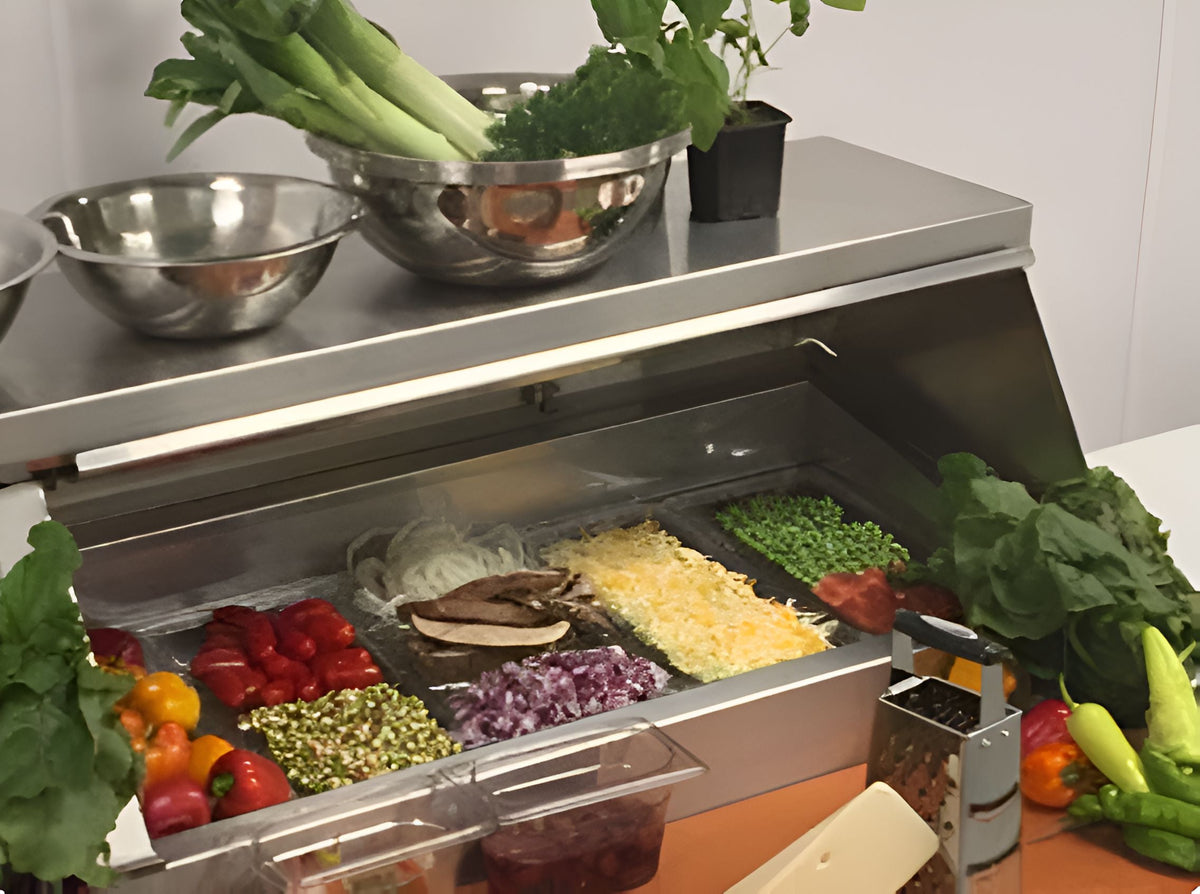 Randell - 95" Stainless Steel Hood Style Cover For Prep Stations/Raised Rail - PTCVRHOD95 (Special Order 4-6 Weeks)