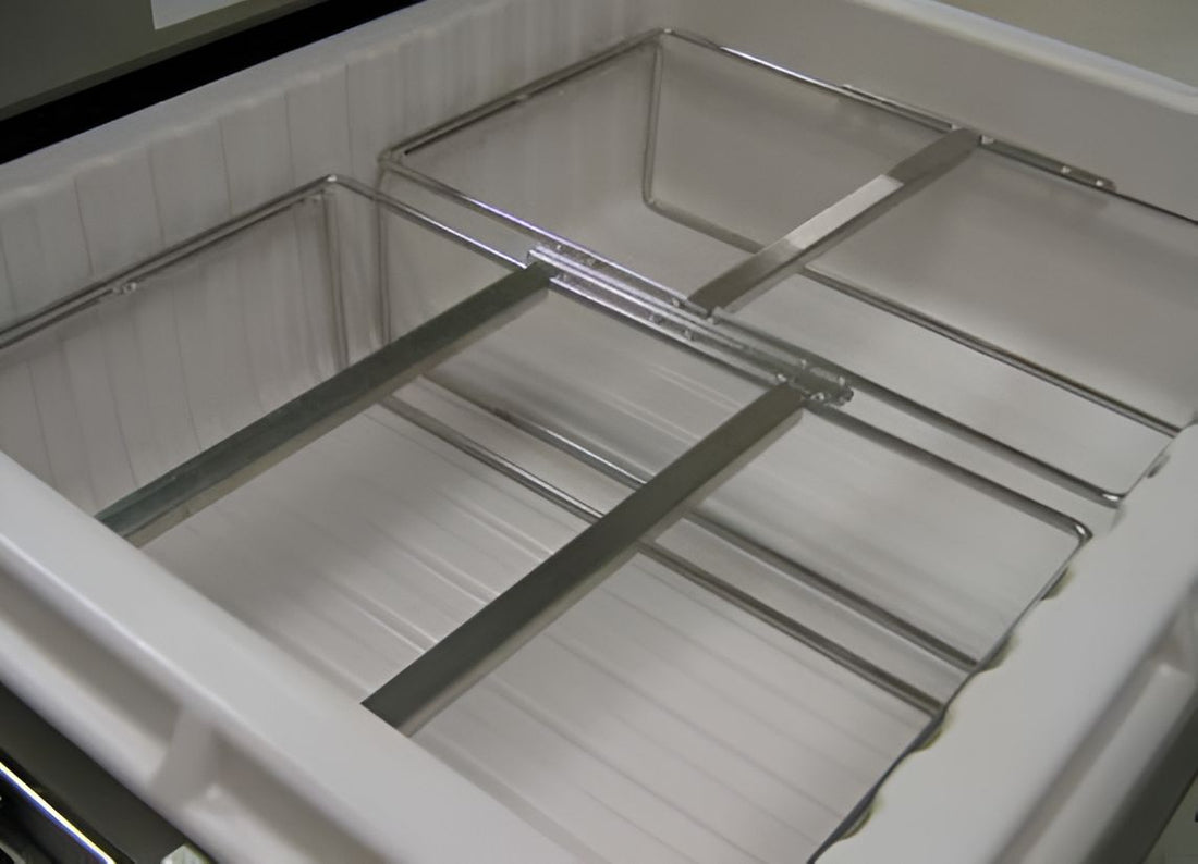 Randell - One Stainless Steel Rack For 12"x 20" Refrigerator Pan With Two 12" Adaptors - FX-SSRACK-1 (Special Order 4-6 Weeks)