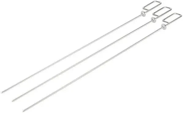 Rational - 1/1 GN, 3/8" Square Metal Skewers, Pack of 3 - 60.72.419