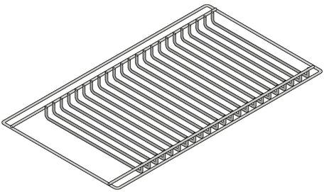 Rational - 12" × 24.3" Loading Aid for CombiGrill - 60.73.848