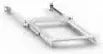 Rational - 12.75" Pull-Out Rails for Hinging Racks - 60.76.894
