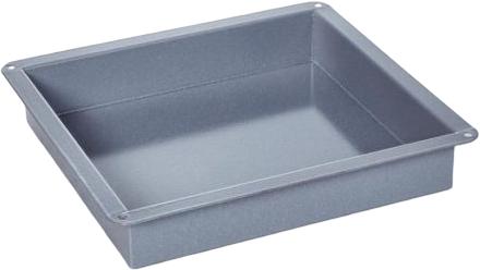 Rational - 14" x 12.75" x 2.4", 2/3 Gastronorm Granite Enamel Roasting Pan - 6014.2306