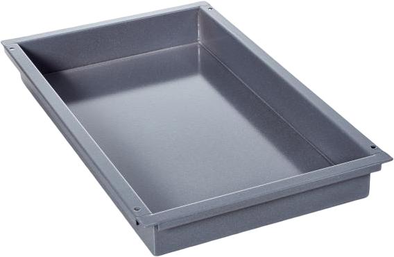 Rational - 20.6" x 12.75" x 4", 1/1 Gastronorm Granite Enamel Roasting Pan - 6014.1110
