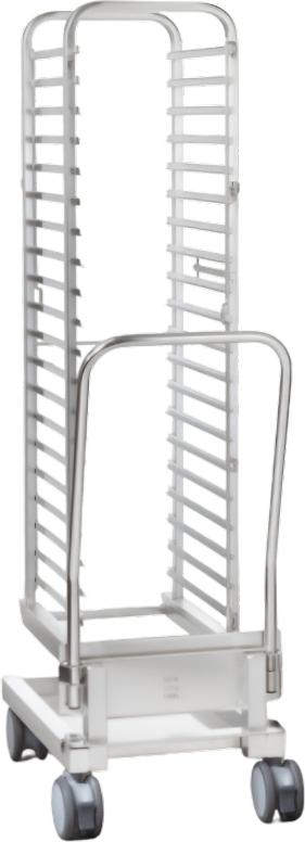 Rational - 22" Stainless Steel Mobile Oven Rack with 17 Pans Capacity and Rail Spacing 2 7/8" (74 mm) - 60.21.289