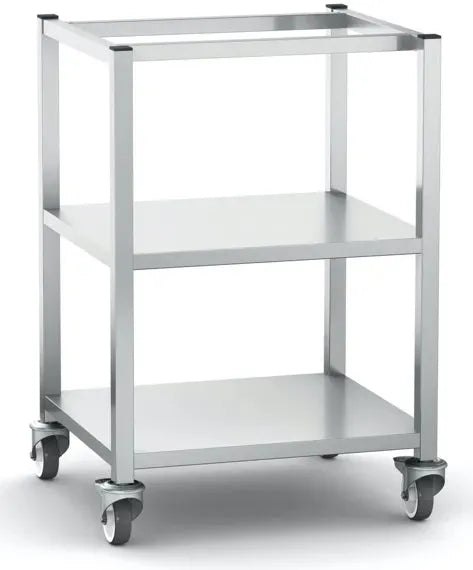 Rational - 25" x 22" Open Base Equipment Stand with Castors - 60.31.169