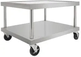Rational - 26" x 25" Open Base Elevated Stand with Casters for Duo XS Combi Ovens - 60.31.170