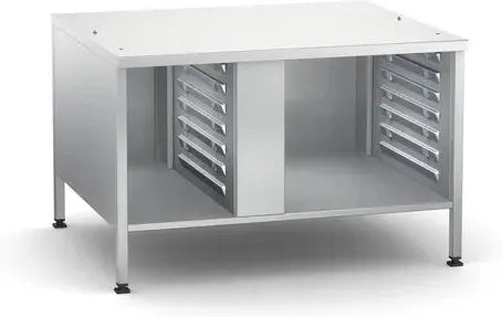 Rational - 43.6" x 36.1" x 27.5" Stand III Stationary Oven Stand with MarineLine Anchoring for 6 and 10 Full Size Pan iCombi Ovens - 60.31.113