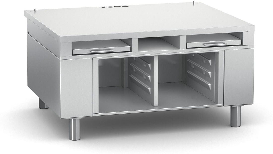 Rational - 43.25" x 35.25" Equipment Stand Adjustable Height with Pull Out Shelves - 60.31.327