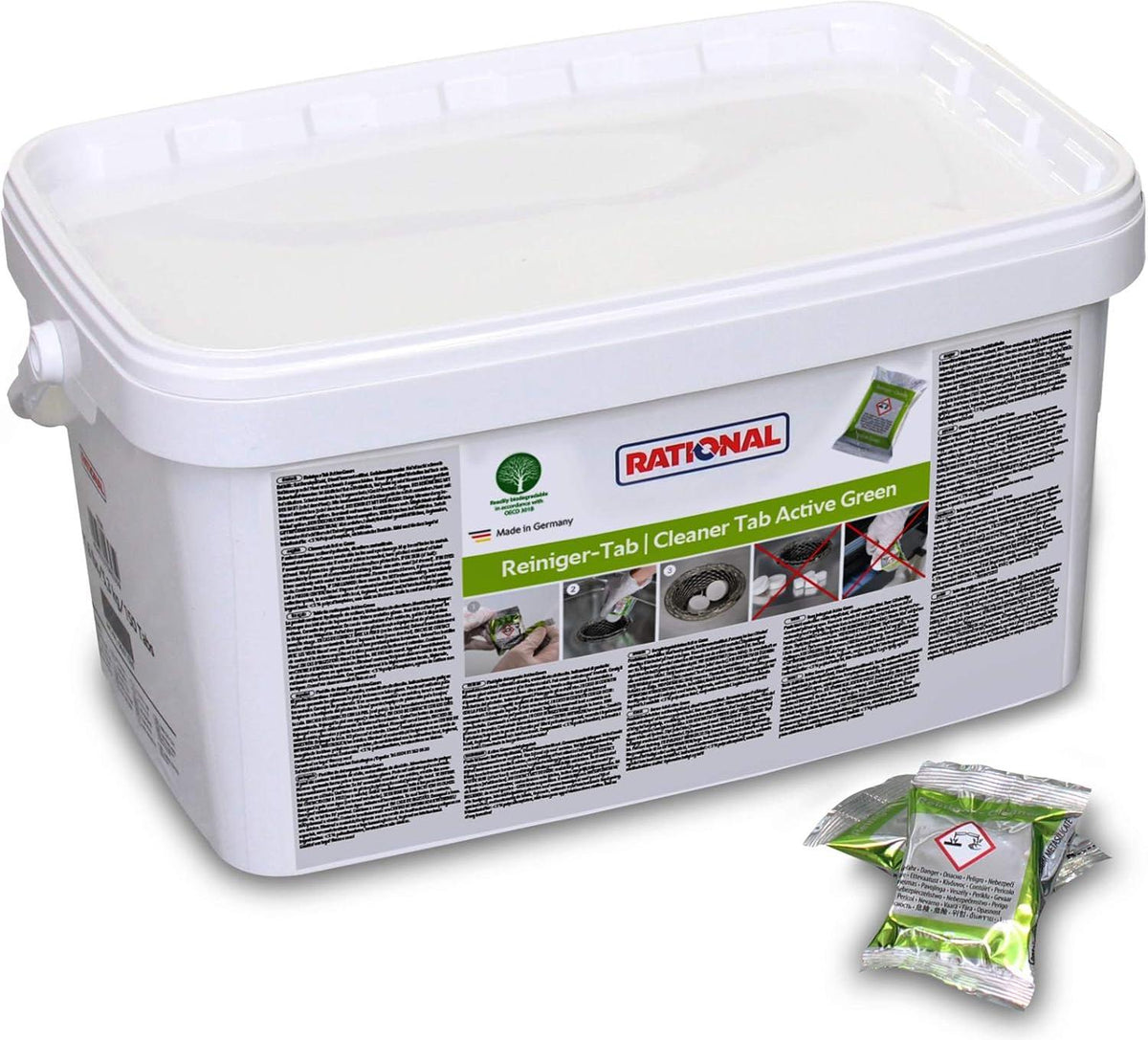 Rational - Active Green Cleaner Tabs for Icombi Pro and Icombi Classic, Pack of 150 - 56.01.535