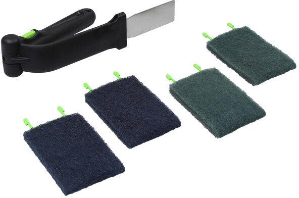 Rational - Cleaning Kit with Arm and 4 Pads for iVario Tilt Skillets - 60.73.925