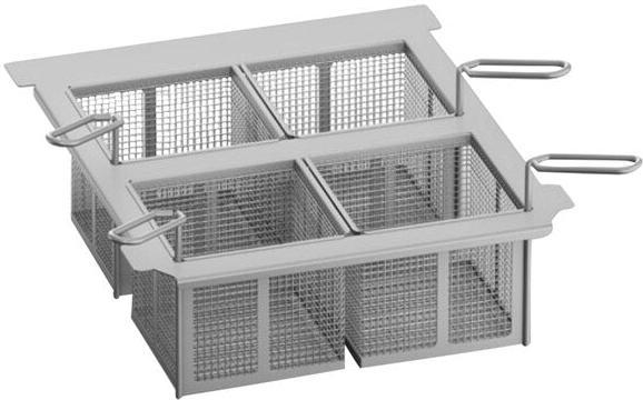Rational - Four Frying Portion Baskets with Frame for iVario 2-XS Tilt Skillets - 60.75.979