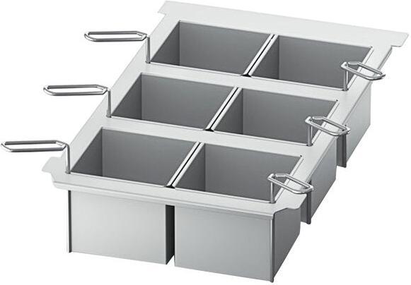 Rational - Solid Six Portion Baskets with Lid and Frame for iVario 2-S Tilt Skillets - 60.75.306