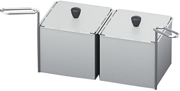 Rational - Solid Two Portion Baskets with Lids for iVario 2-XS Tilt Skillets - 60.75.302