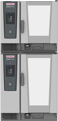 Rational - Stacking Kit for Combi-Duo, iCombi 6-Half Size (Electric) on iCombi 6- or 10-Half Size (Electric) (MarineLine) - 60.76.708