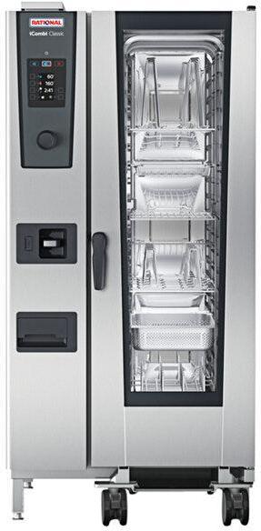Rational - iCombi Classic 120V 1 Phase 20 Pan Half-Size Natural Gas Combi Oven - CF2GRRA.0000277