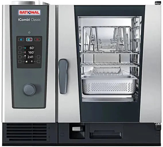 Rational - iCombi Classic 120V 6 Pan Half-Size Natural Gas Combi Oven - CB2GRRA.0000267