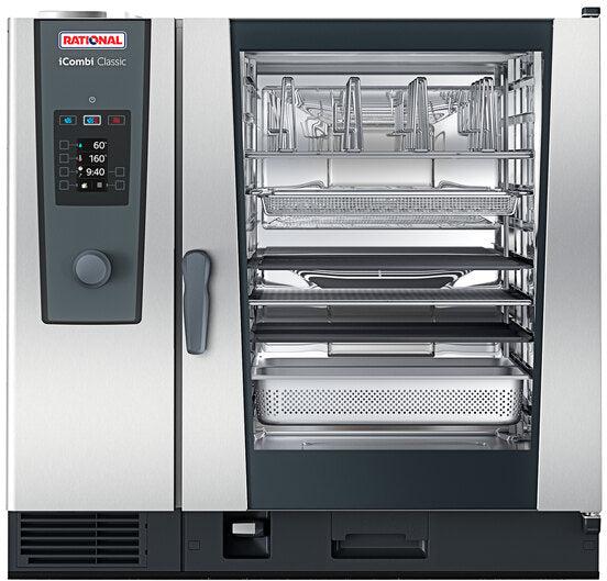 Rational - iCombi Classic 208/240V 1 Phase 10 Pan Full-Size Liquid Propane Combi Oven - CE2GRRA.0000276 - ETA 16 Weeks, Pre-Order Now