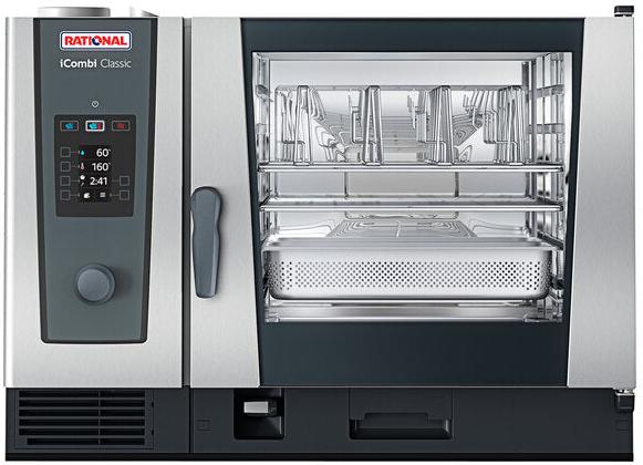 Rational - iCombi Classic 208/240V 1 Phase 6 Pan Full-Size Natural Gas Combi Oven - CC2GRRA.0000273