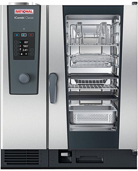 Rational - iCombi Classic 208/240V 3 Phase 10 Pan Half-Size Electric Combi Oven - CD2ERRA.0000252 - ETA 16 Weeks, Pre-Order Now