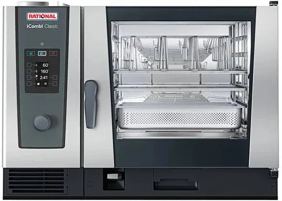 Rational - iCombi Classic 208/240V 3 Phase 6 Pan Full-Size Electric Combi Oven - CC2ERRA.0000255 - ETA 16 Weeks, Pre-Order Now