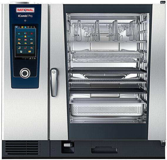 Rational - iCombi Pro 208/240V 1 Phase 10 Pan Full-Size Natural Gas Combi Oven - CE1GRRA.0000240
