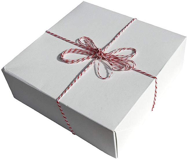 Regency Wraps - 1/2 lb Cone Red & White Baker's Twine - RW1627