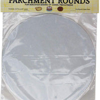 Regency Wraps - 8" Parchment Rounds, Pack of 24 - RW1108