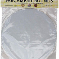 Regency Wraps - 9" Parchment Rounds, Pack of 24 - RW1109