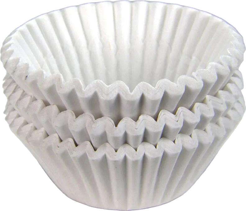 Regency Wraps - Mini White Muffin Cups, Pack of 75 - RW1115M